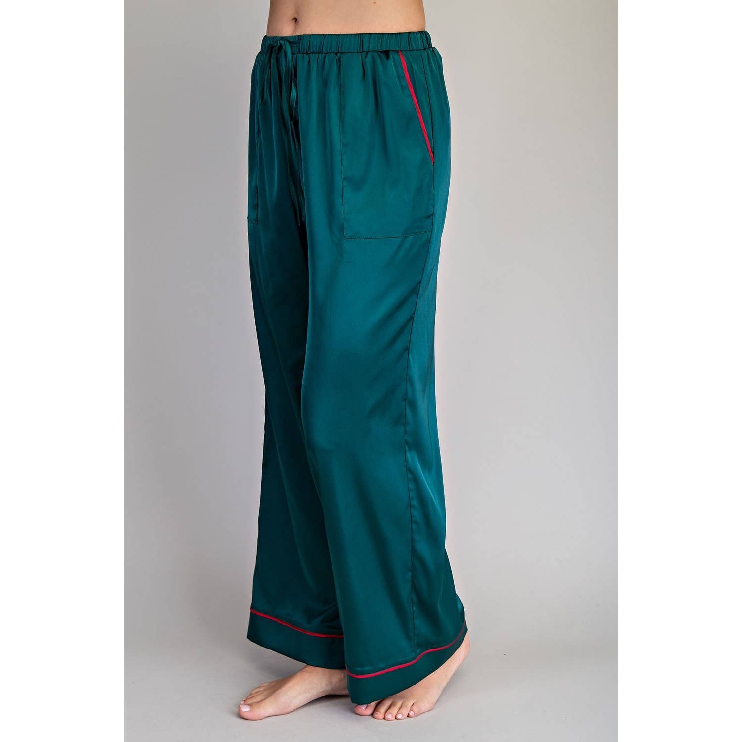 STYLE USA - Vente Haut et bas de pyjama – femme - Ensemble de détente en satin12