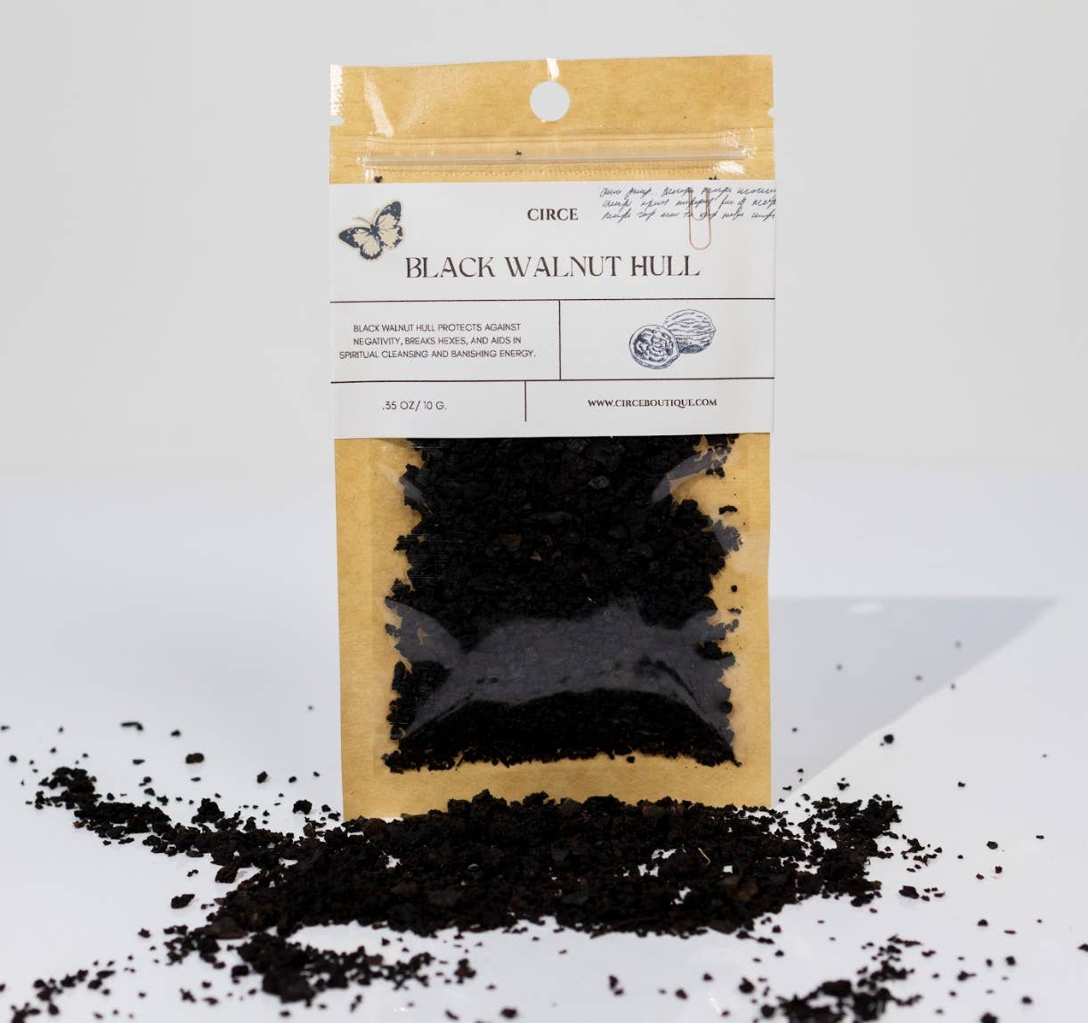 CIRCE - Wholesale Meditation Supplies - Black Walnut Hull – Dried Herb for Protection & Banishing | Ritual & Apothecary Herb0