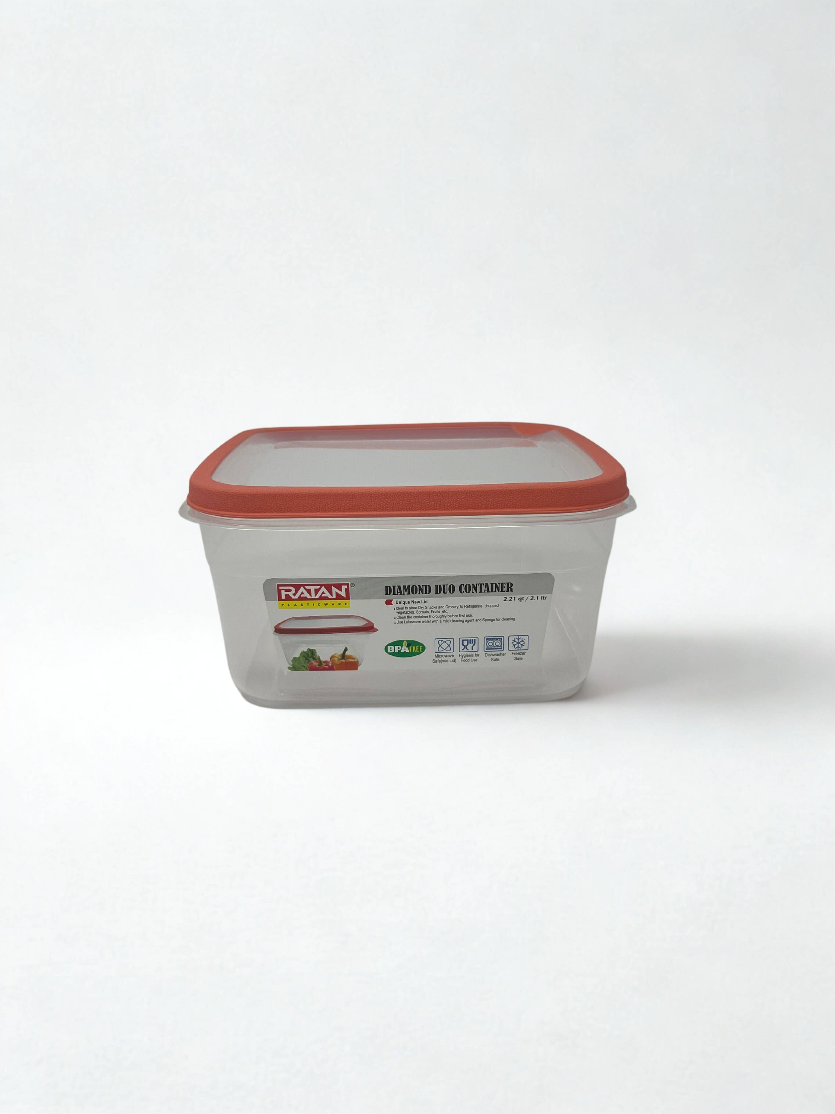 USA HomeMax – Großhandel Lebensmittelbehälter – Kunststoff-Duo-Behälter in verschiedenen Größen8