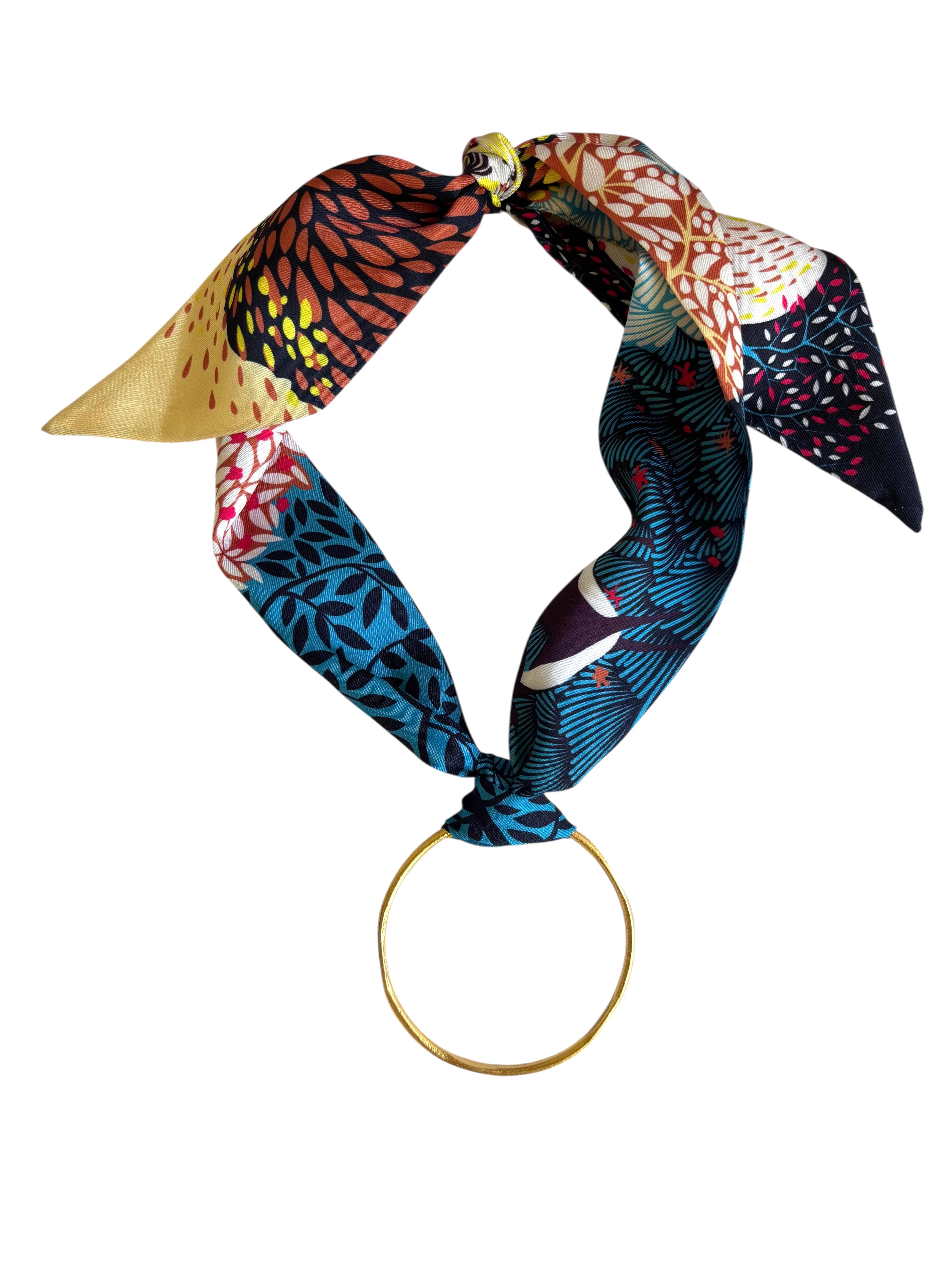 Nora James jewelry - Wholesale Pendant/Charm Necklace - Hoopla Scarf Necklace/Jewelry