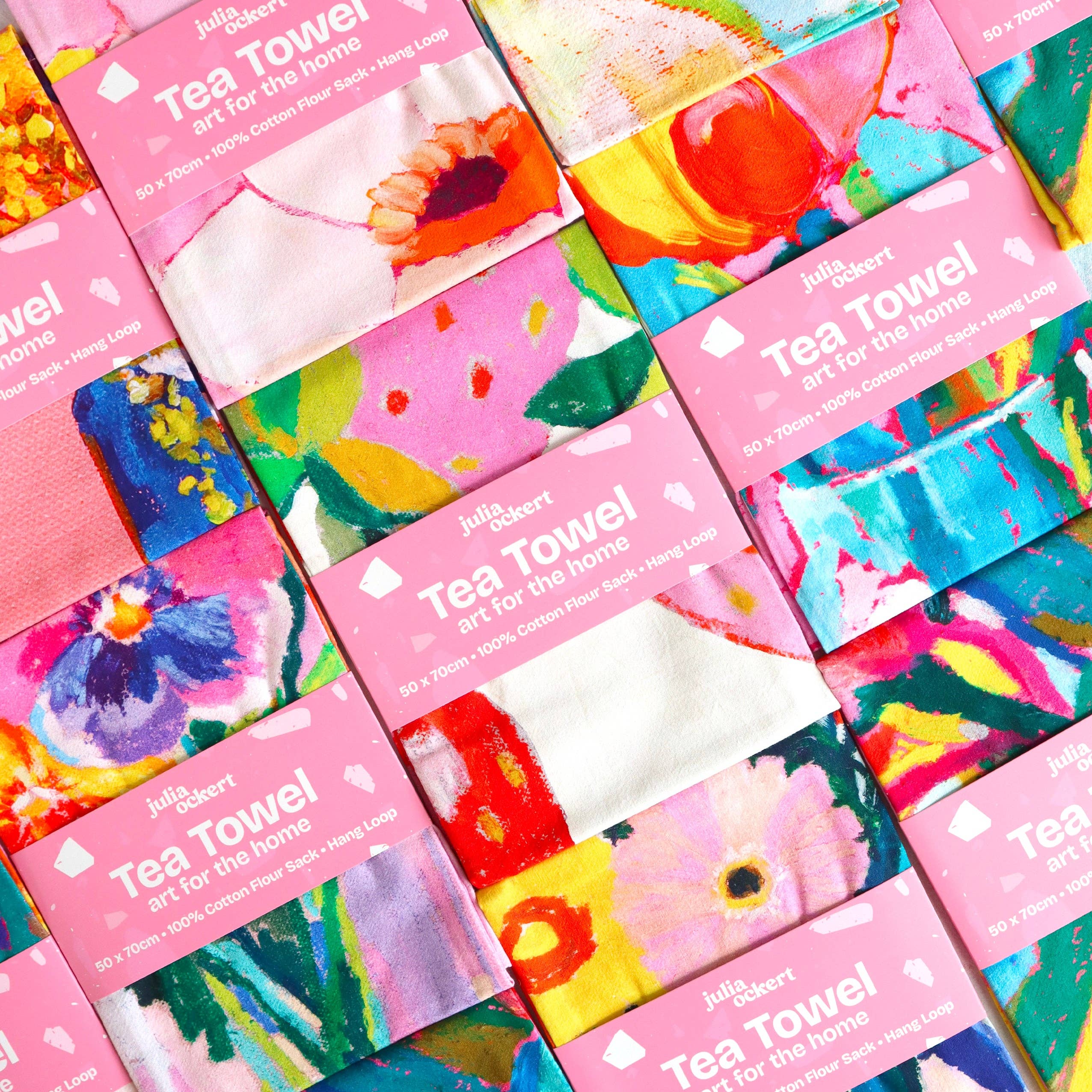 Julia Ockert - Vendita all'ingrosso Strofinacci - Asciugamano da Cucina con Bouquet di Fiori - Decorazione Dopaminica - Decorazione Regalo5