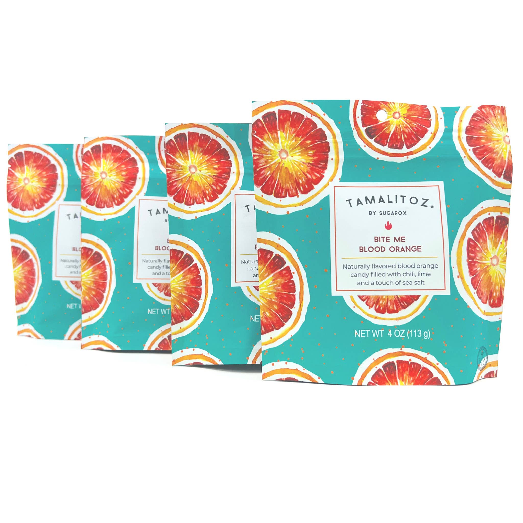 Sugarox Candy Studio LLC - Venta al por mayor Golosinas duras - MORDEME SANGRE NARANJA TAMALITOZ 12CT7