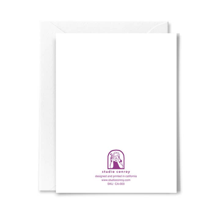 Studio Conroy - Wholesale Everyday Greeting Card - Venice Skateboard Card