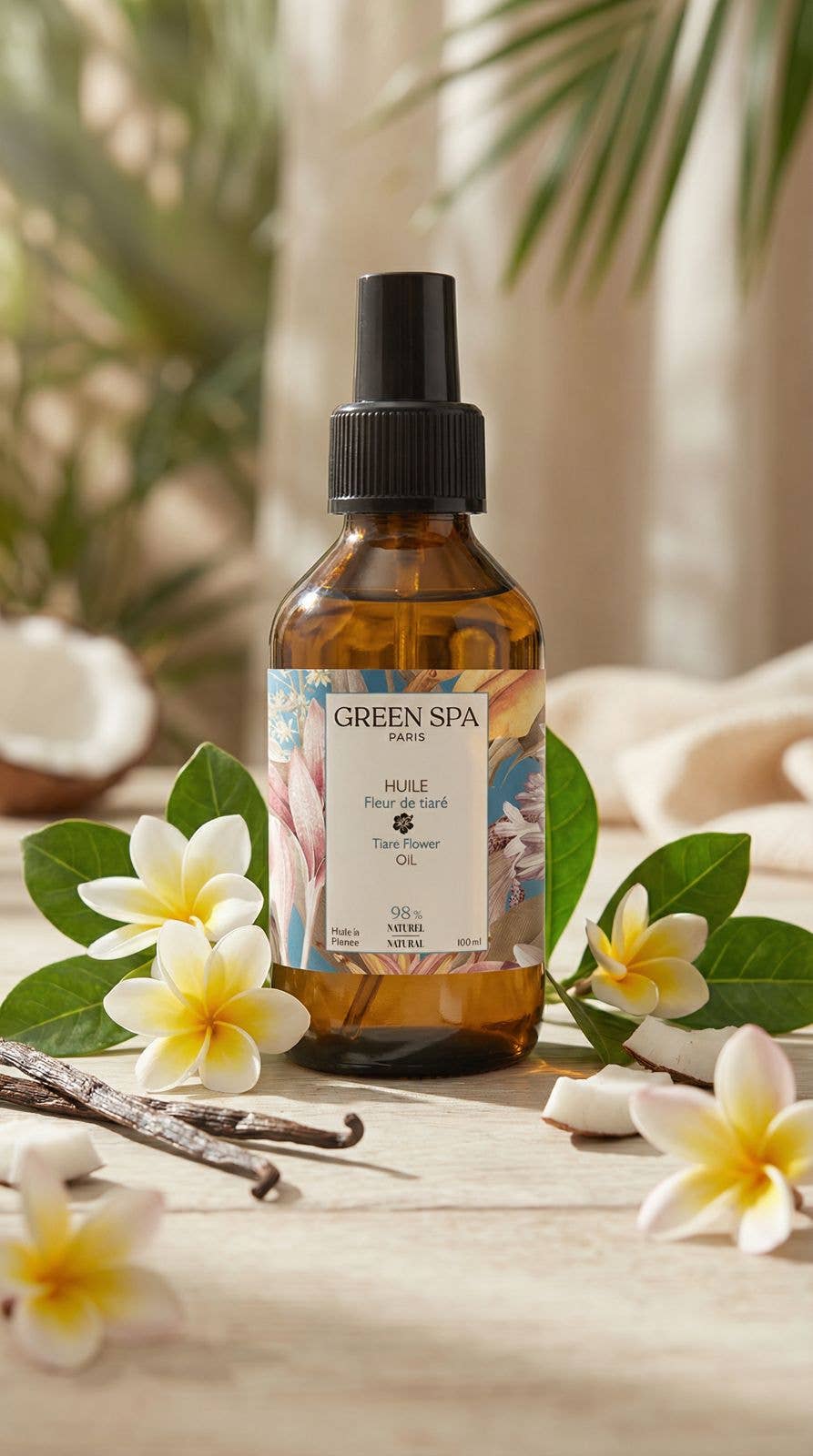 Green Spa – Großhandel Bade-/Körperöl – Tiare-Blütenöl13