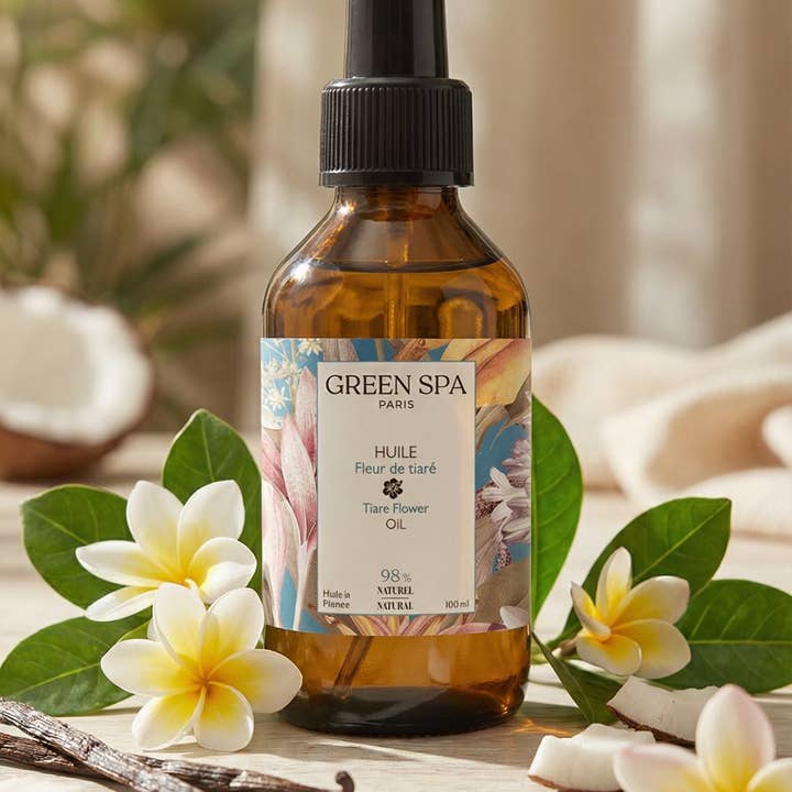 Green Spa – Großhandel Bade-/Körperöl – Tiare-Blütenöl13