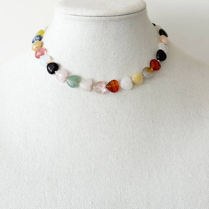 Maizy Necklace, Mulitcolor for wholesale by Jeny Baker Designs
