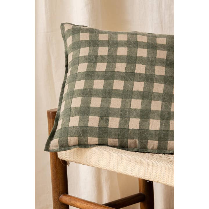 Live Linen - Vendita all'ingrosso Fodera cuscino decorativo - Copricuscino in Lino Olea3