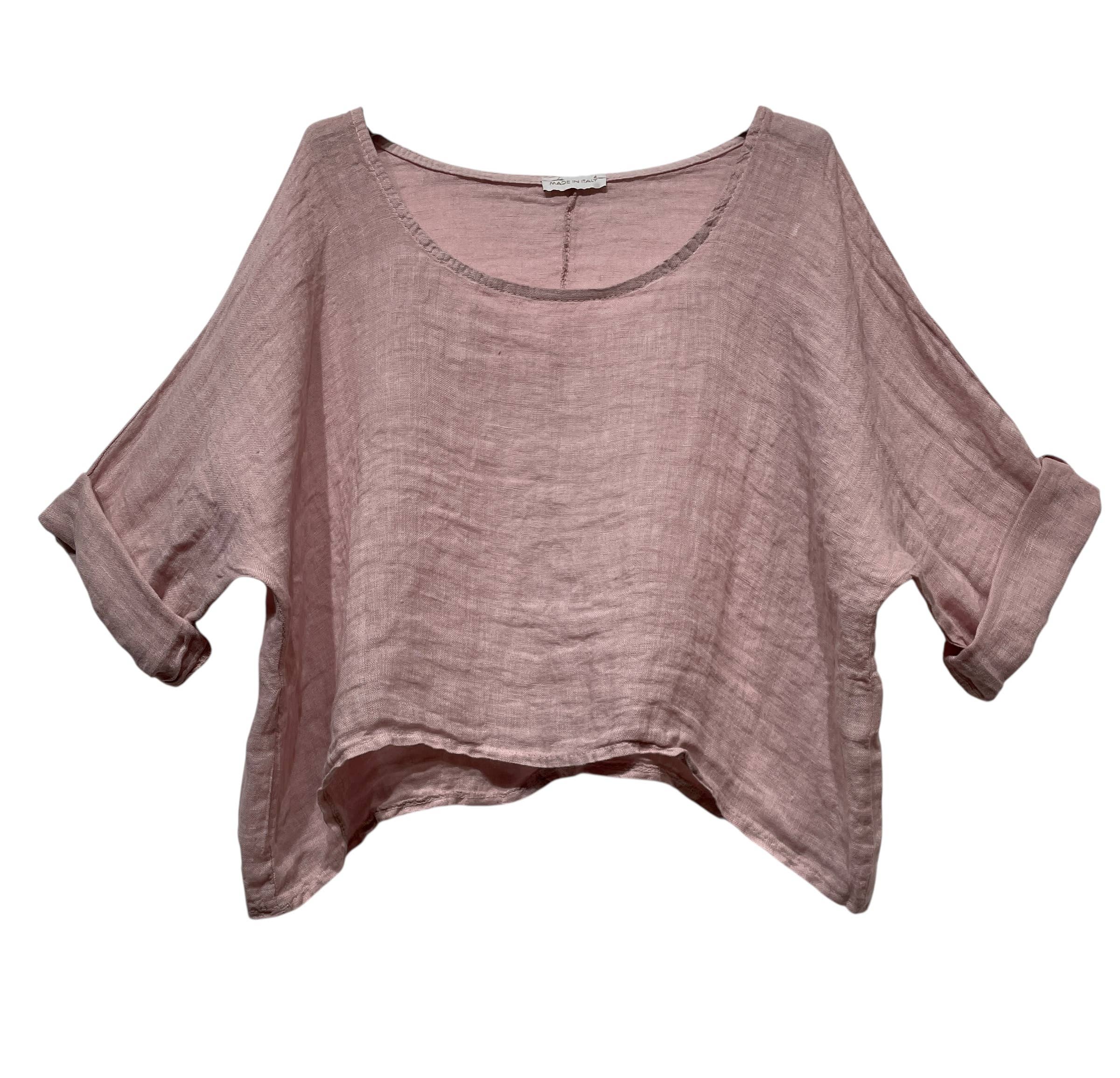 LINEN & COTTON HOUSE – Engroshandel Bluse - Dame – 18415 top i hør til forårs- og sommertøj30