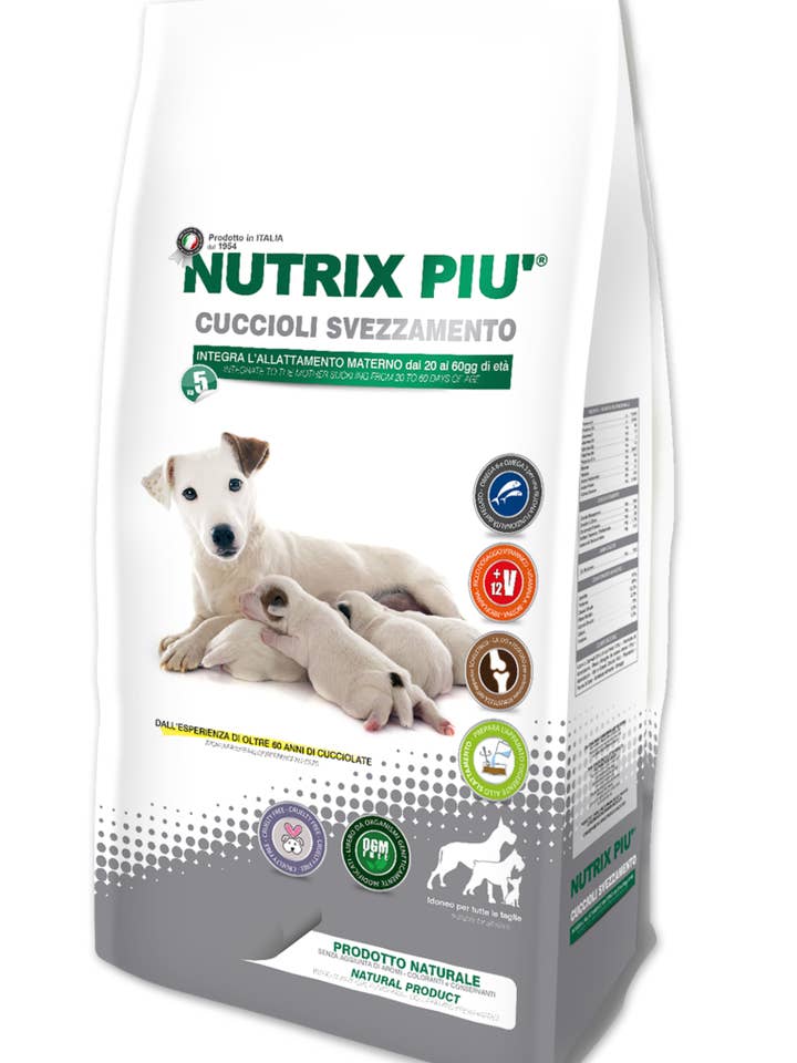 Nutrix Piu' Puppies - Weaning for wholesale by Nutrix Più - Italian Pet Food