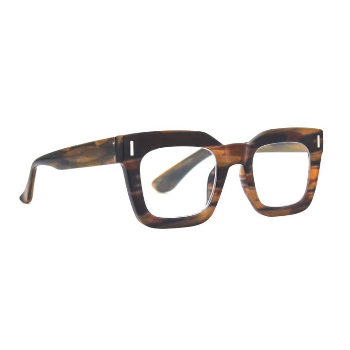 Ryan Simkhai Eyeshop - Wholesale Eyeglasses - Women's - RUMI | Smokey Brown | Progressive Blue Light2