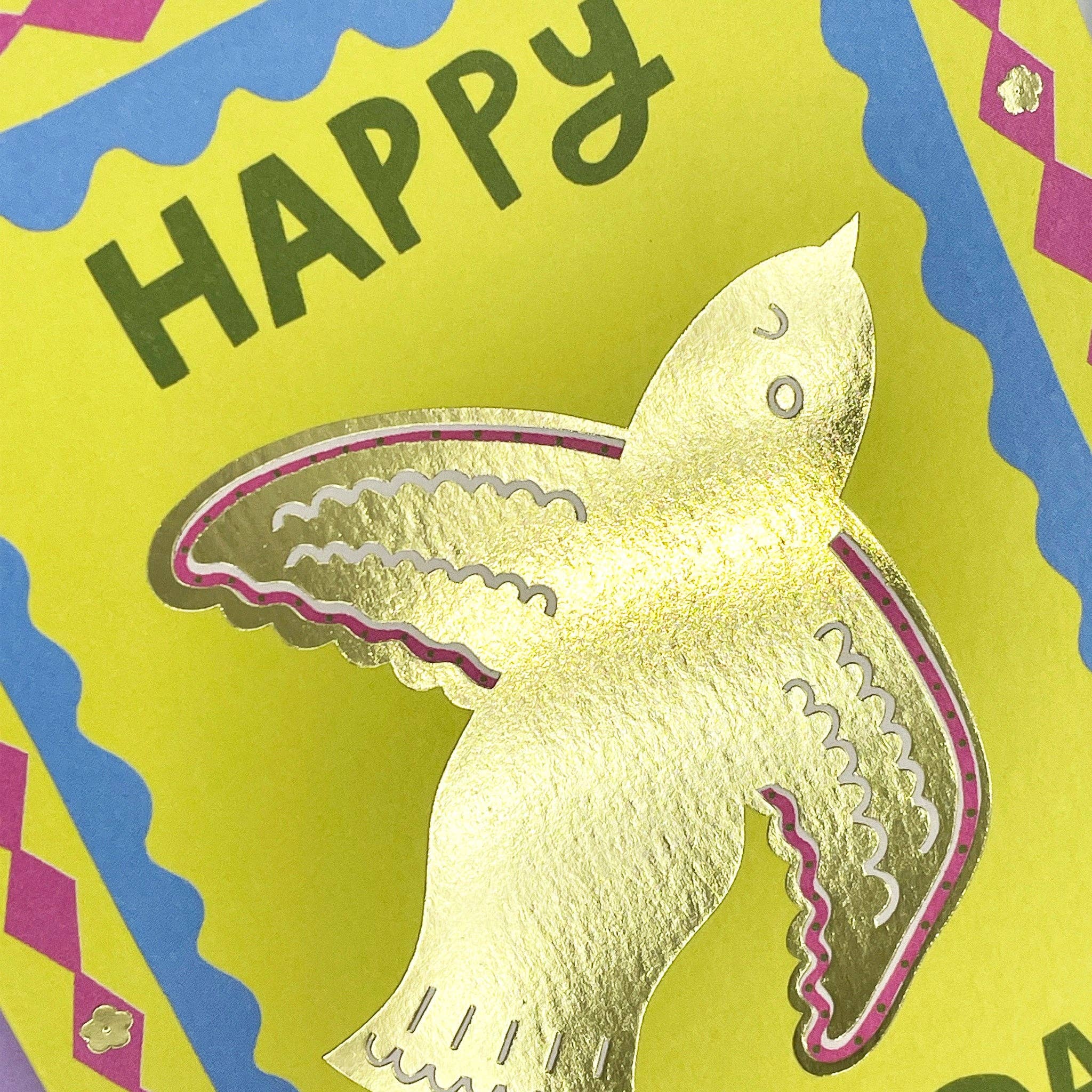 Raspberry Blossom – wholesale Birthday card – Happy Birthday Dove (DYD05)1
