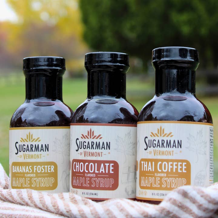 Sugarman of Vermont - Wholesale Maple Syrup - Chocolate Flavored Maple Syrup, 8 fl. oz. (12/case)3