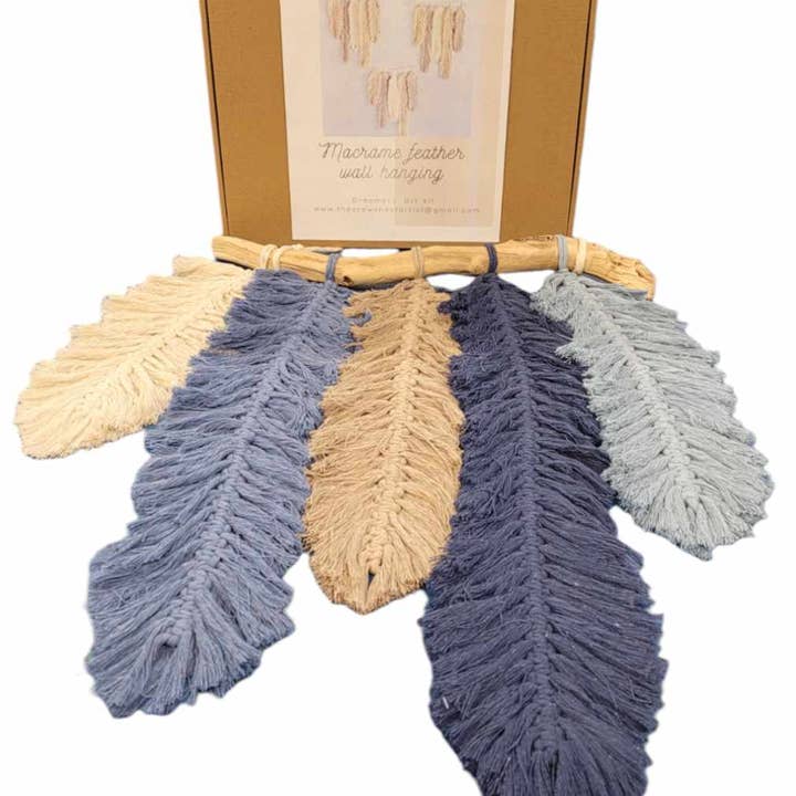 Macrame Wall Hanging DIY art kit for wholesale by The Crow’s Nest Artist Collective
