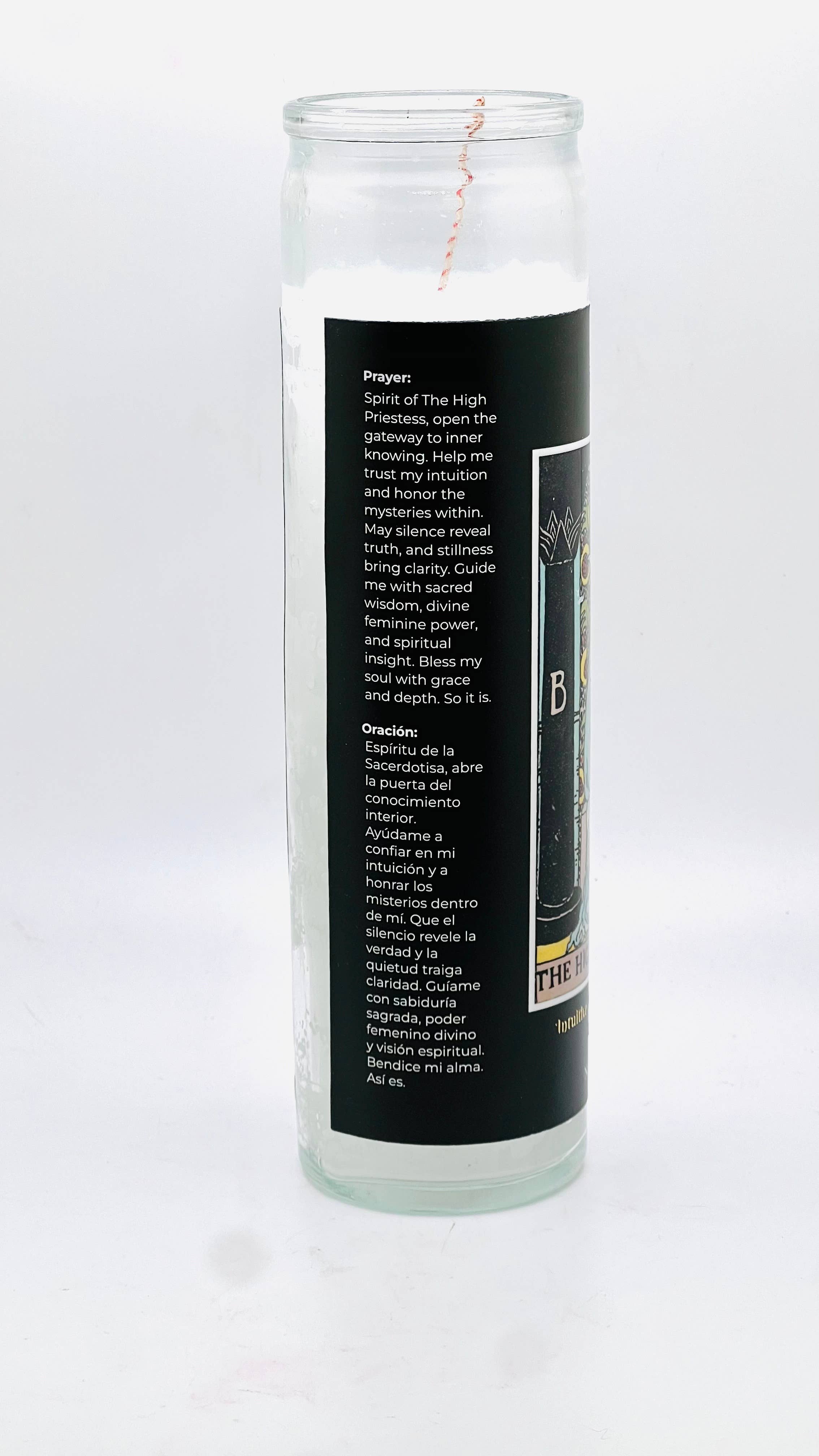 Vrinda - Wholesale Votive Candle - The High Priestess Tarot Candle   1