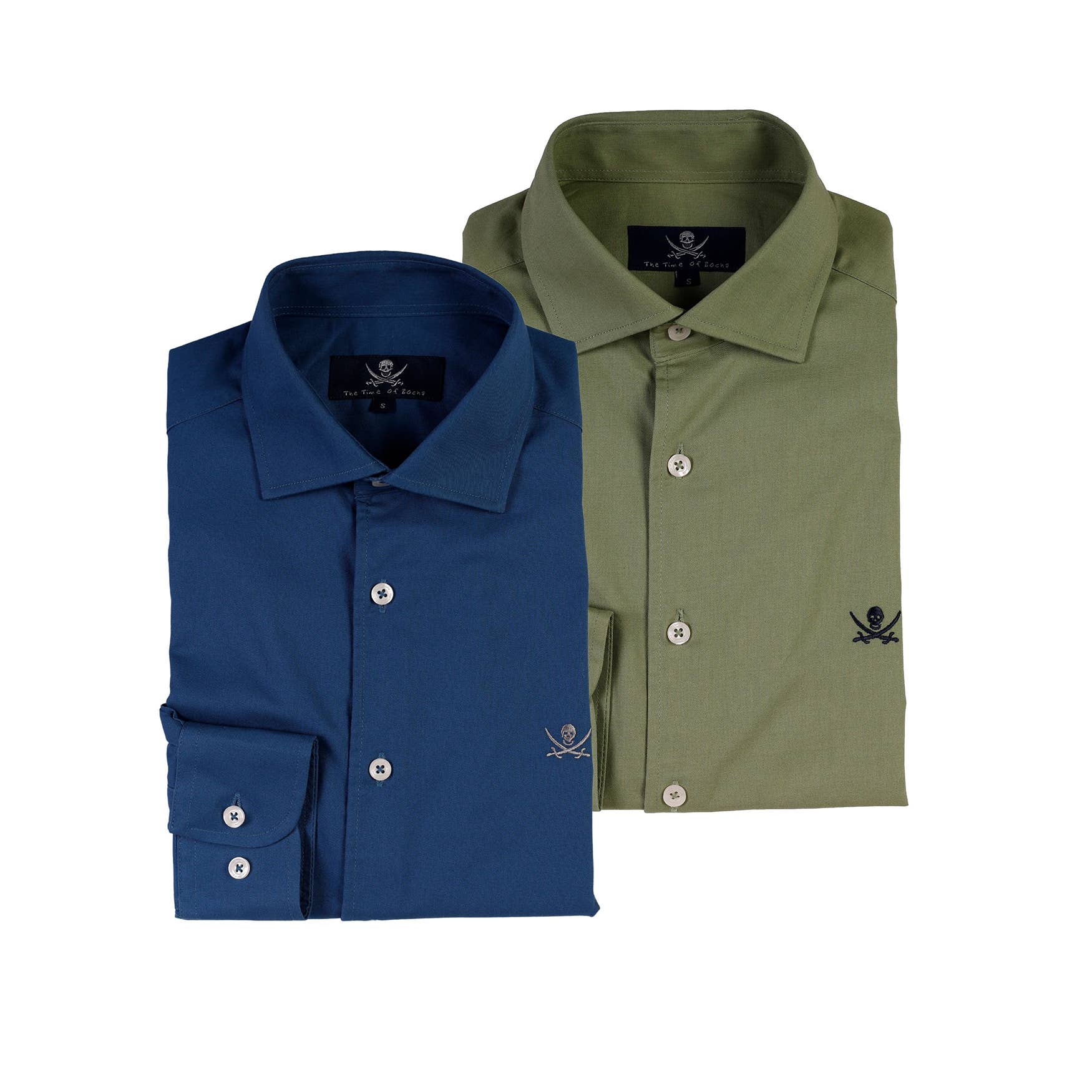 The Time of Bocha - Vente Chemise – homme - Pack 2 Chemises Gab Homme The Time Of Bocha QI1PK.CS-100