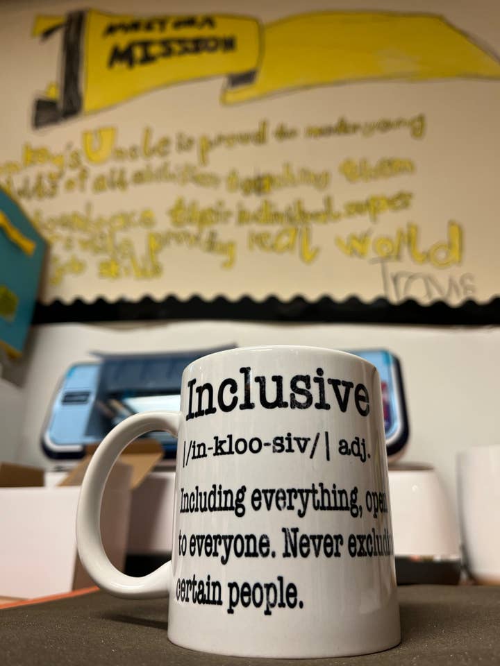 Inclusive Definition Mug for wholesale by Monkeys Uncle