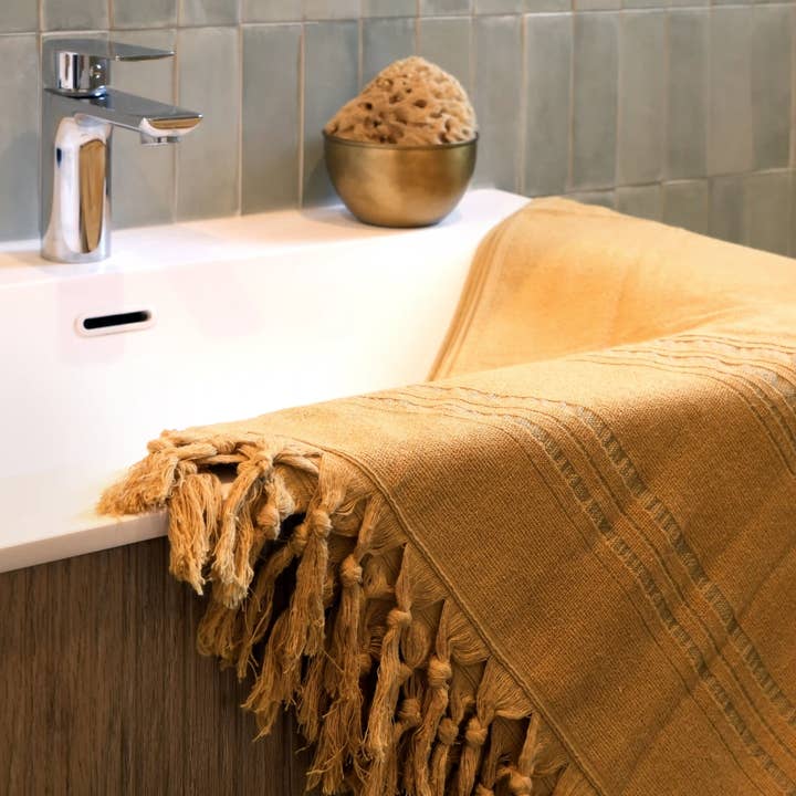 ORGANIC COTTON FOUTA - Dolce-color CITRINE Collection and other Purchase Wholesale fouta. Free Returns & Net 60 Terms on Faire trending on Faire.