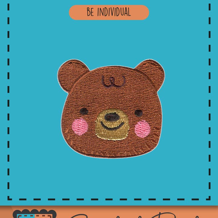 brun Tygmärke att stryka på – Nallebjörn för wholesale på Faire1