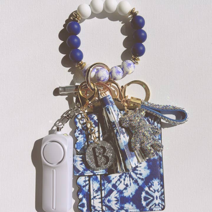 BsafeKC – wholesale Nyckelringar - Dam – Safir blå säkerhetsnyckelring