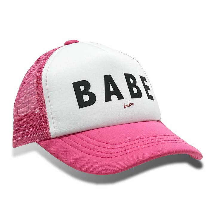 Bubu - Wholesale Trucker Hat - Women's - BABE Hot Pink Trucker Hat