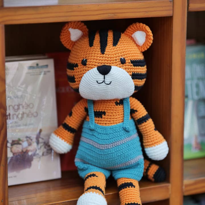 Fabbycraft - Vendita all'ingrosso Attrezzi per lavoro a maglia/uncinetto - Animale all'uncinetto Tiger Tot3