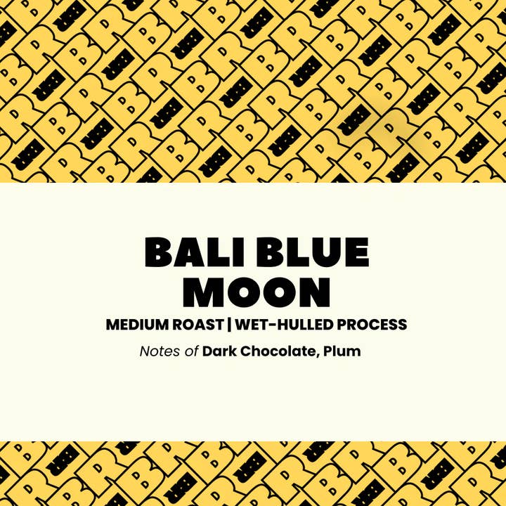 Bali Blue Moon Commerce Équitable 2lb ou 5lb pour la vente par Brewtus Roasting