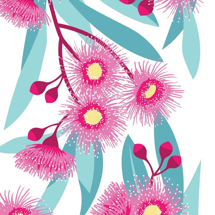 Allgifts Australia - Wholesale Tea Towel - Tea Towel - Flowering Gum