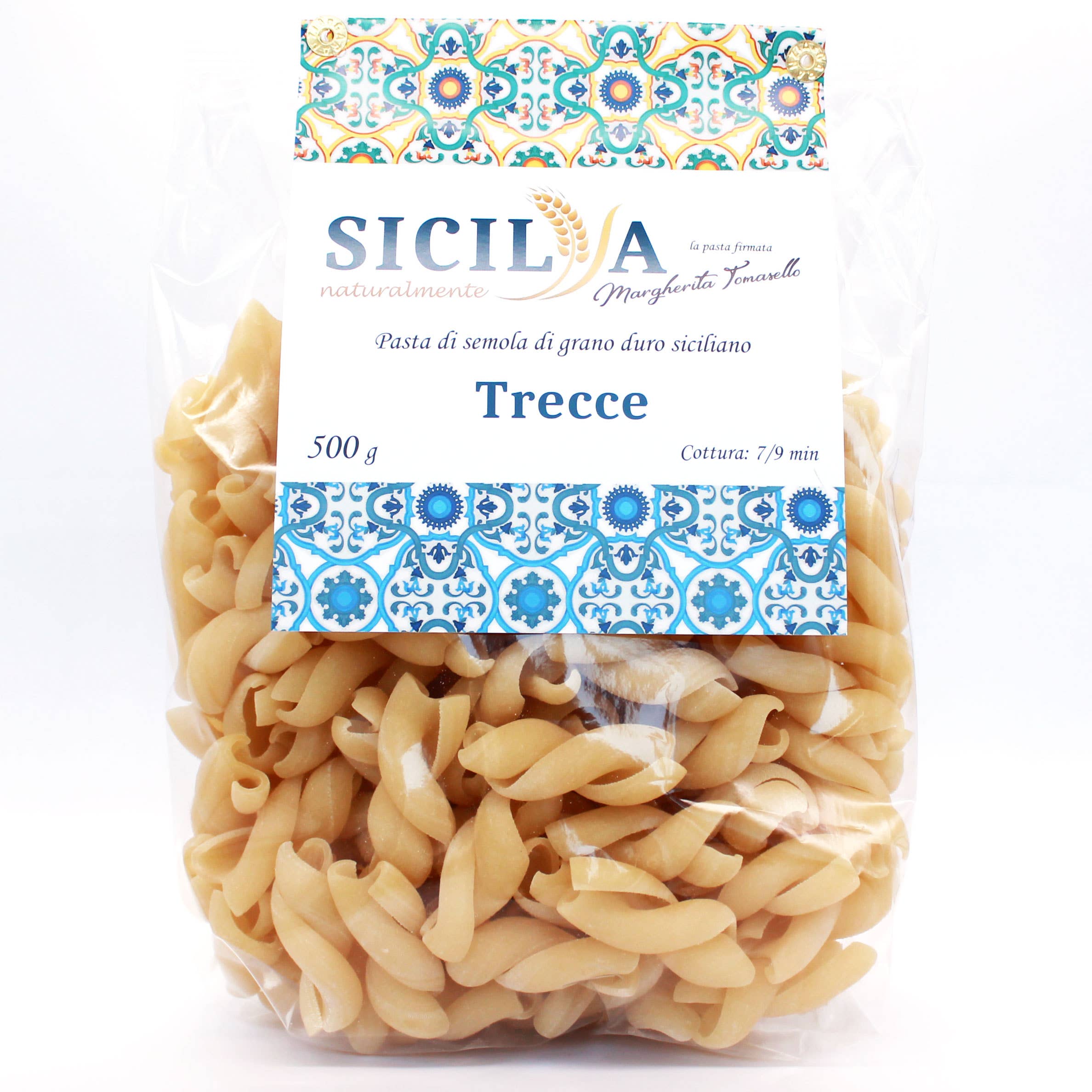 Sicilia naturalmente - Vente Pâtes - Pâtes Trecce - Fabriqué en Italie (Sicile)2