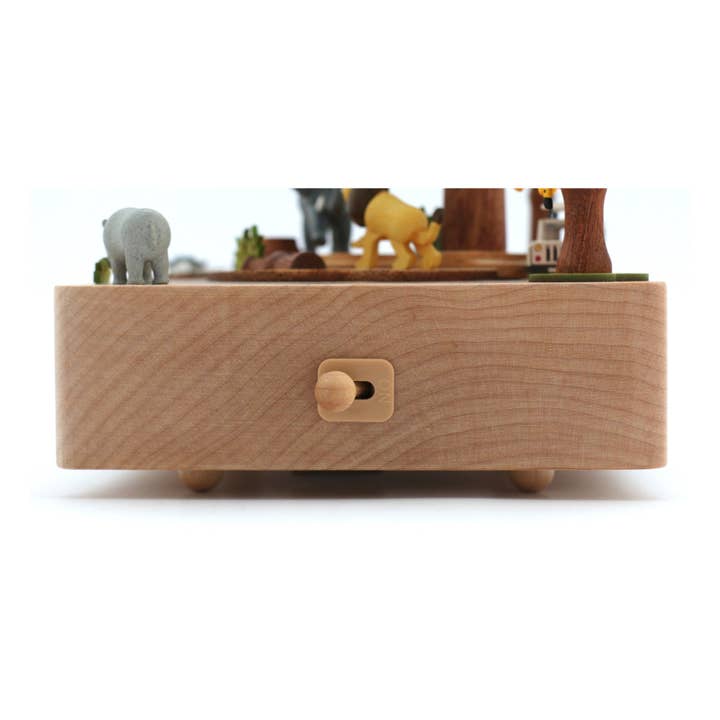 Music Box - Wholesale Music Box - Kids & Baby - Safari Wooden Music Box3