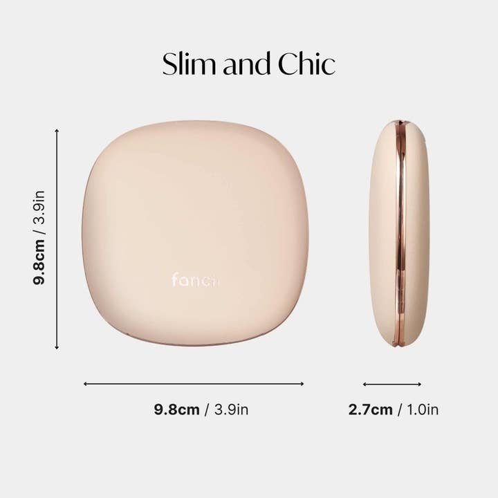 Fancii - Vente Miroirs de poche - Miroir Compact Mila 2 avec Lumières LED10