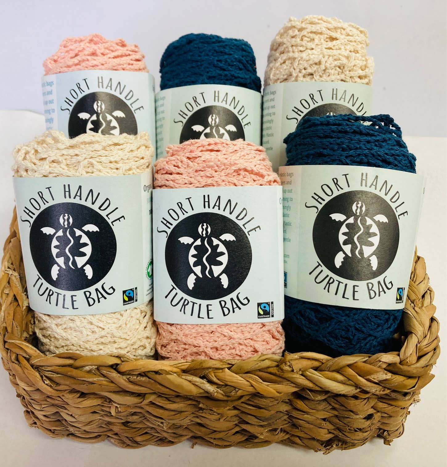 Turtle Bags - Wholesale Grocery/Shopping Bag - Organic Short Handled String Bag (10 Per Unit)15