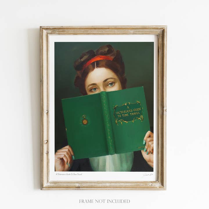 JANET HILL STUDIO - Wholesale Art Print - A Victorian's Guide to Time Travel. 8.5x11 Print1