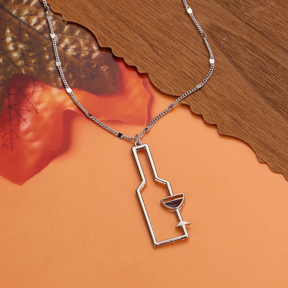 Sensibling Corp. - Wholesale Pendant/Charm Necklace - Wine Pendant Necklace6
