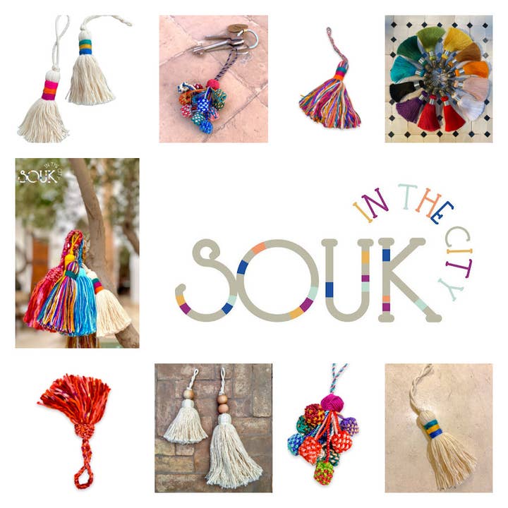 SOUK in the CITY - Wholesale Decorative tassel/wall drop - SOUK in the CITY - Tassels & Keyhange - DISCOVERY BOX