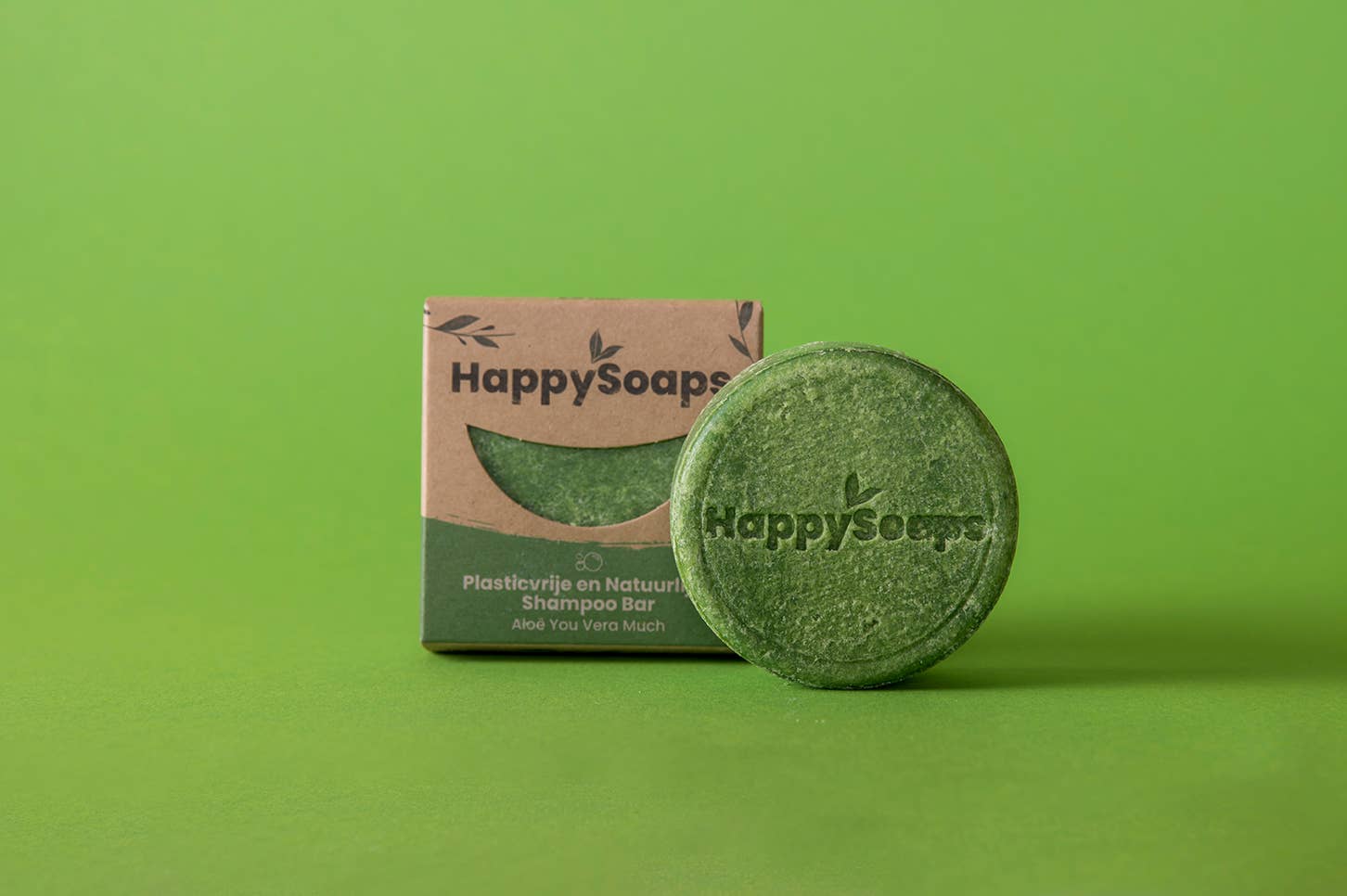 HappySoaps – wholesale Shampoo puck/solid shampoo – Shampoo Bar - Aloë You Vera Much3