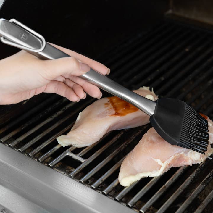 Fox Run Brands - Wholesale Outdoor Grill Tools - Outset Stainless Steel Grill Tool Set, 2.5" x 8" x 19.75"
