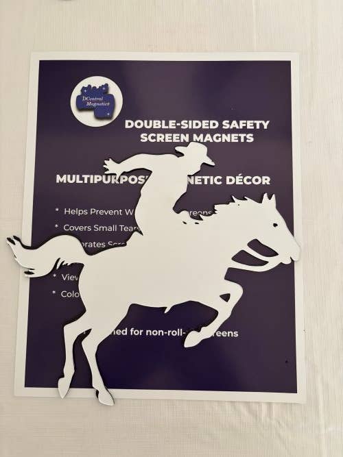 DCentral Magnetics - Wholesale Magnet - DCentral® Rodeo Flexible Vinyl Safety Screen Magnets3