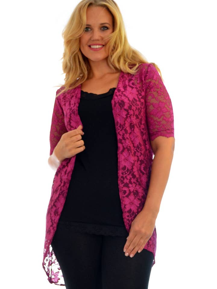 Kimono léger à bord festonné 3120 pour la vente par NOUVELLE