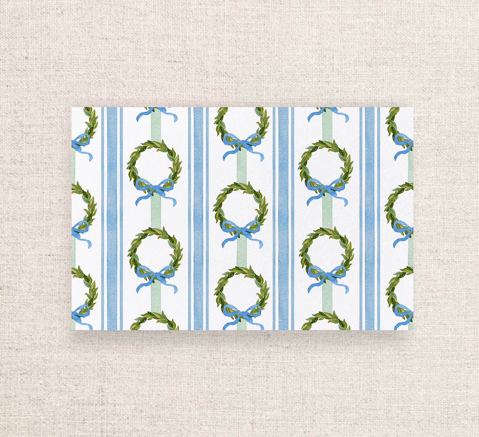 Ellen Davis Creative - Wholesale Wegwerpplacemat - Placemats van papier met gestreepte krans | Set van 241