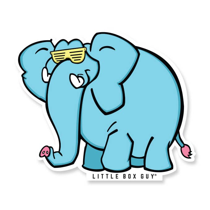 Elephant Sticker for wholesale by Little Box Guy®