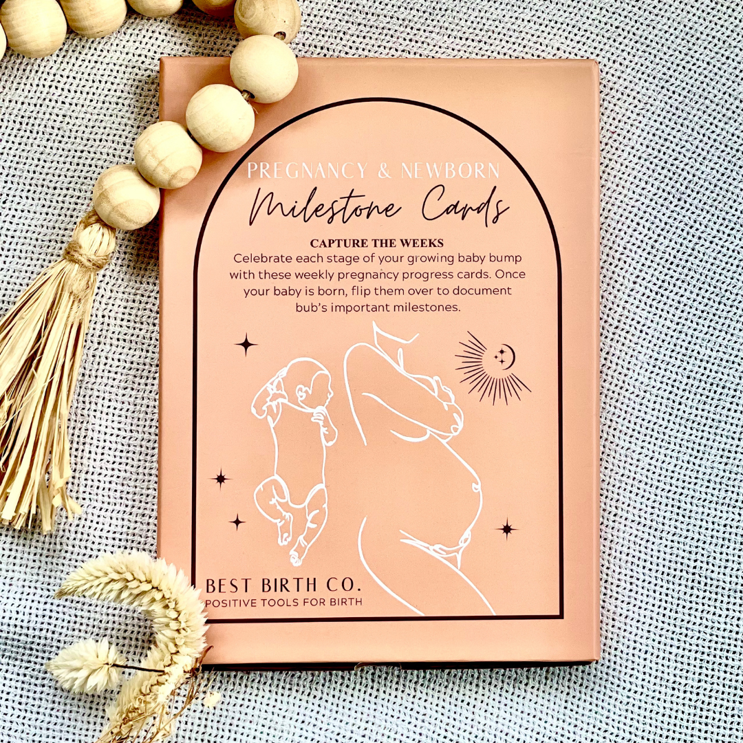 Best Birth Co - Wholesale Milestone Art/Keepsake - Kids & Baby - 15 Pregnancy Annoucement Gift Milestone Cards for Mum & Bub1