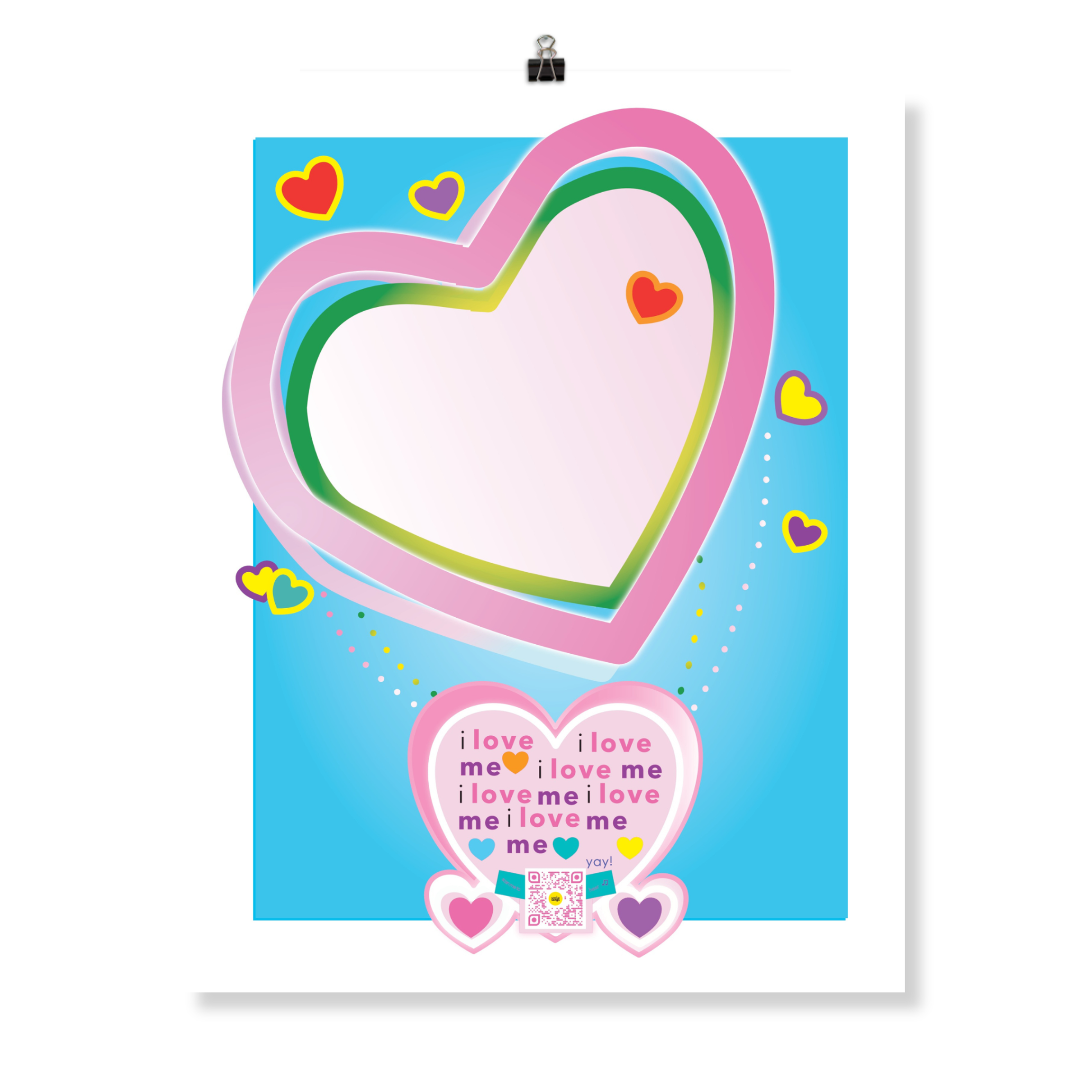 Smile Songs - Wholesale Wall Decor - Kids & Baby - I Love Me Singing Sticker Print – SEL & Therapy Decor1