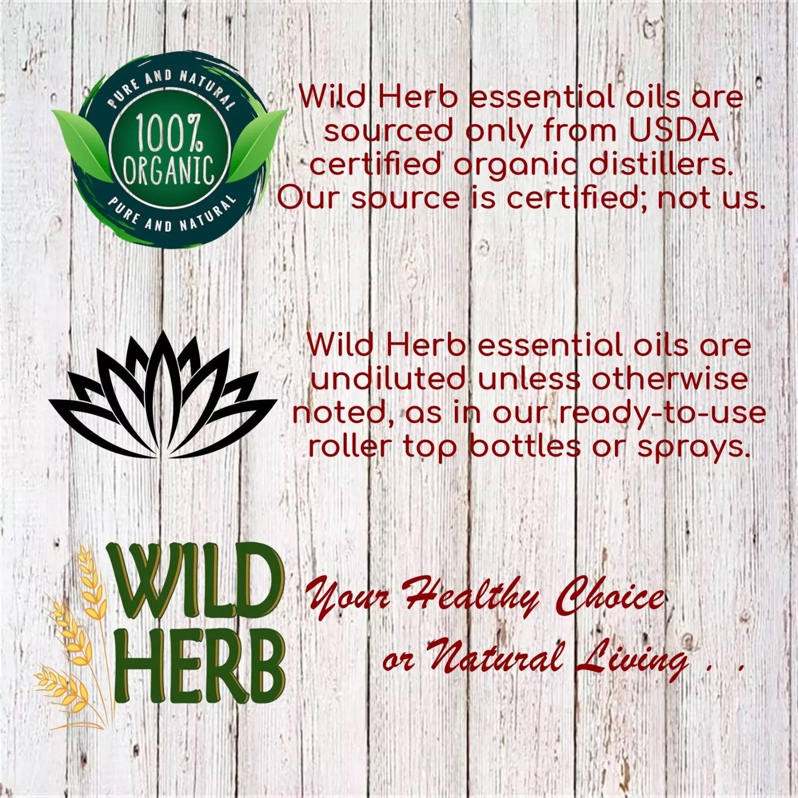 Wild Herb Soap Co - Vente Huile essentielle - Huile essentielle de sauge sclarée en vrac pour remplir vos propres bouteilles1