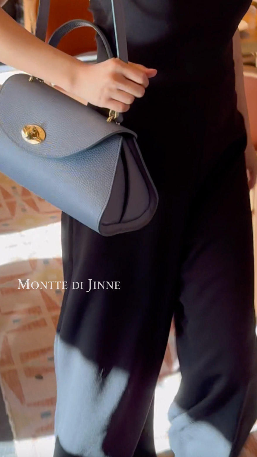 MONTTE DI JINNE – wholesale Top handle bag – women's – Italian Handmade Curved Flap Leather Shoulder Bag8