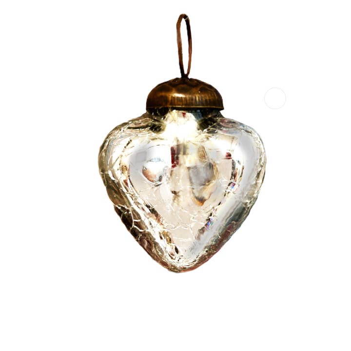 Decorazione a forma di cuore in argento, misura 2 cm per la vendita all'ingrosso da parte di Culturas