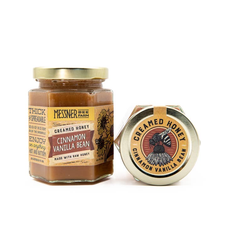 Messner Bee Farm - Wholesale Honing - Kaneelhoning met vanillebonen en room/9 oz. /Kansas City