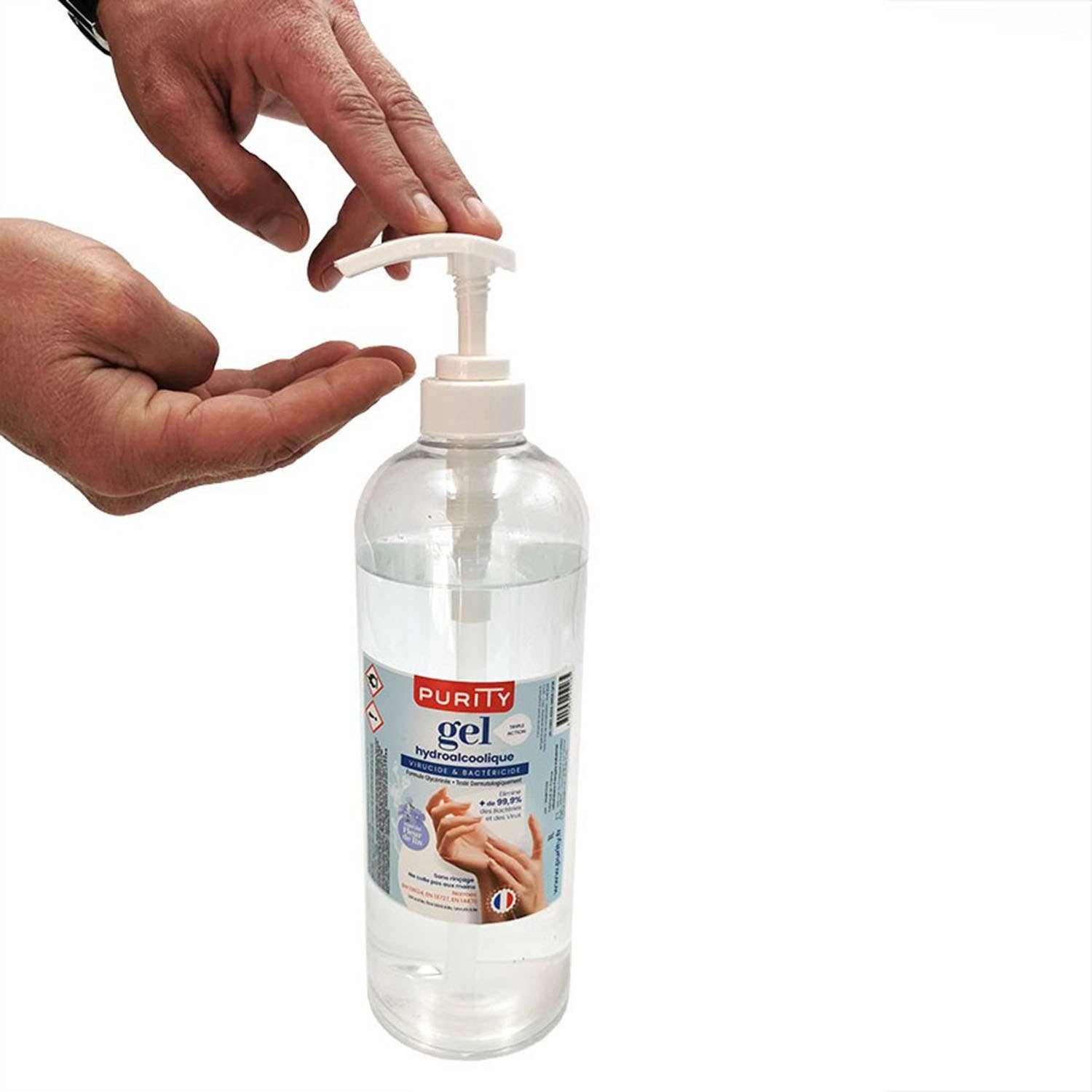 Purity - Wholesale Hand Sanitizer - 1 liter pump bottle - Purity Hydroalcoholic Gel1