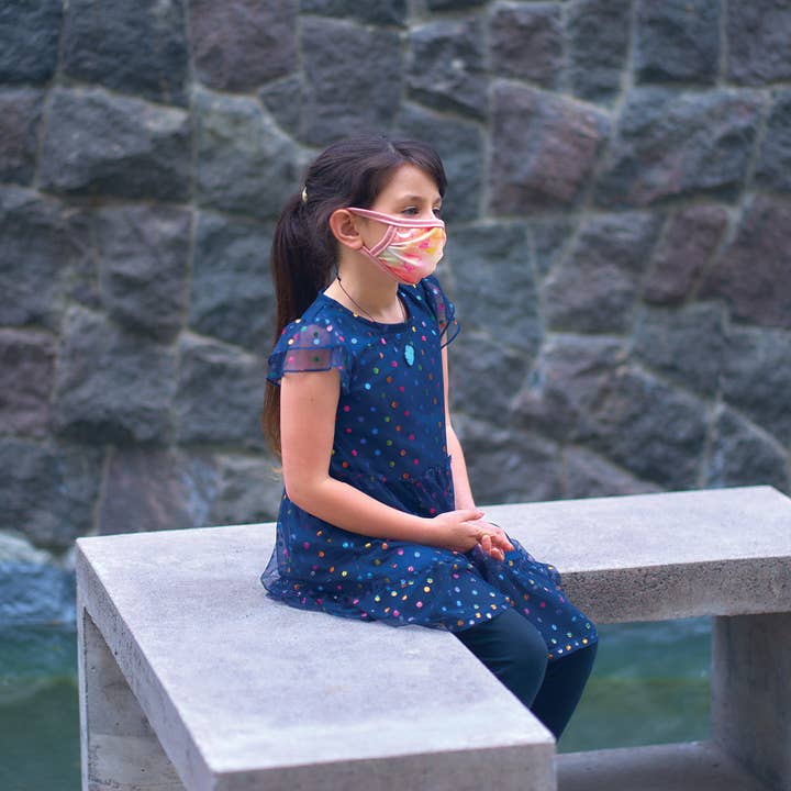 Terra Natural Designs - Wholesale Protective face mask/shield - Kids Dust Mask With Ear-Loops - Case of Four9