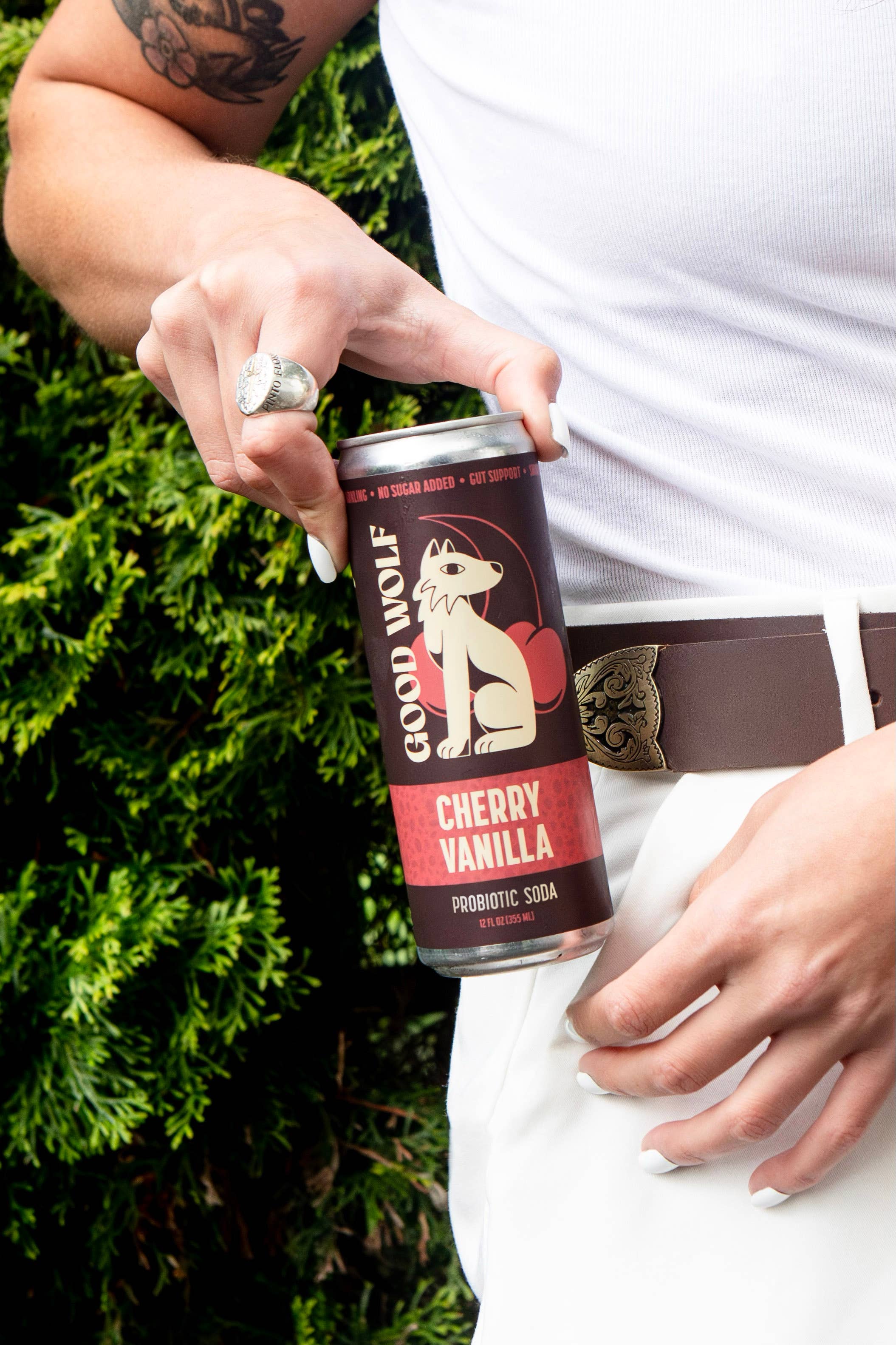 Good Wolf Beverages - Vente Sodas/boissons gazeuses - Soda Probiotique Cerise Vanille - Sans Sucre Ajouté; Fait Main1