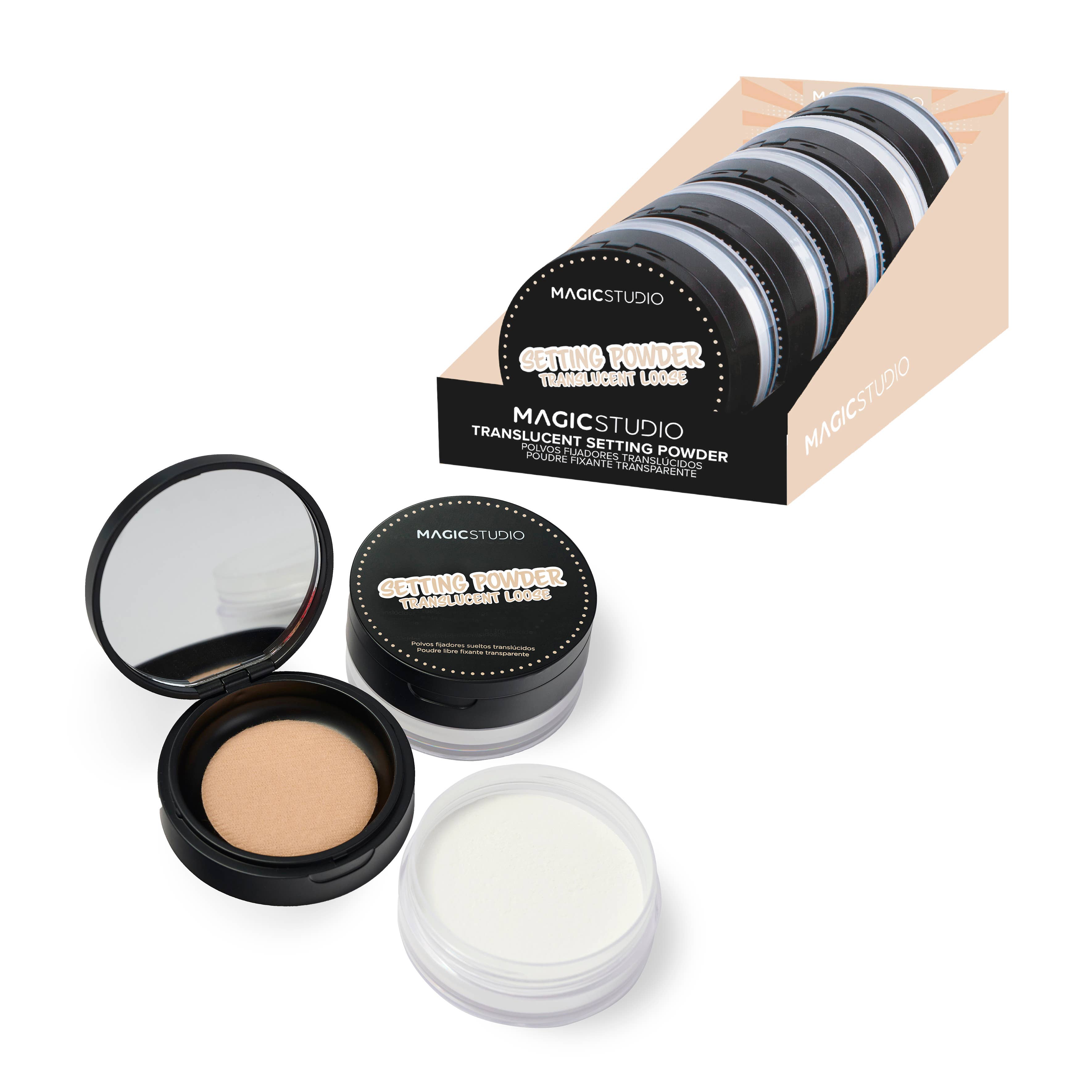 Aquarius Cosmetic SLU - Wholesale Makeup Setting Spray/Powder - MAGIC STUDIO SHAKY TRANSLUCENT SETTING POWDER0